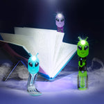 Flexilight Aliens LED 2 in 1 Reading Book Light/Bookmark: Green